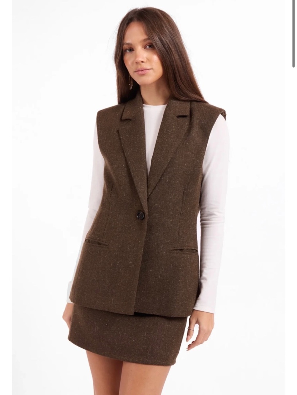 Sage the label 2 piece brown set size S